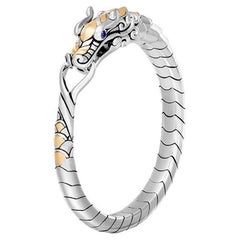 John Hardy Sterling Silver & Gold Naga Bracelet BZS650106BSPXM