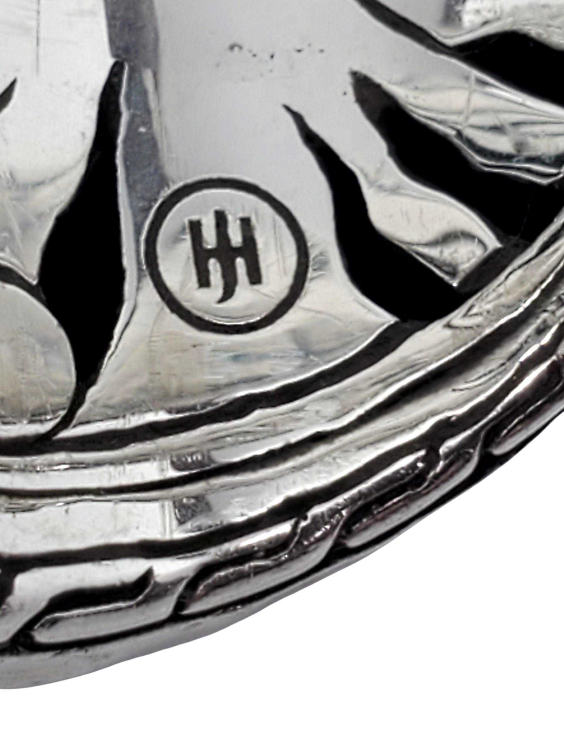 John Hardy Anello a cupola in argento martellato misura 7,25 #23608 in vendita 1