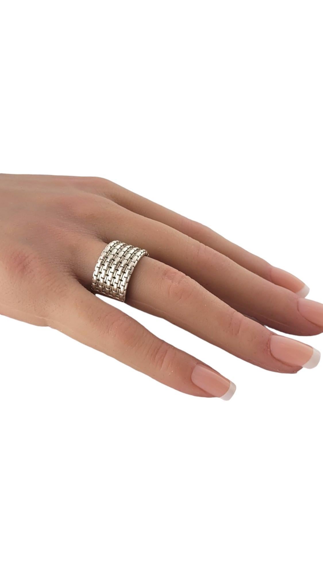 John Hardy Sterling Silver JAi Box Chain Band Size 7 #17501 3