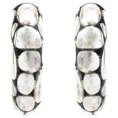 John Hardy Sterling Silver Kali Collection Hoop Earrings