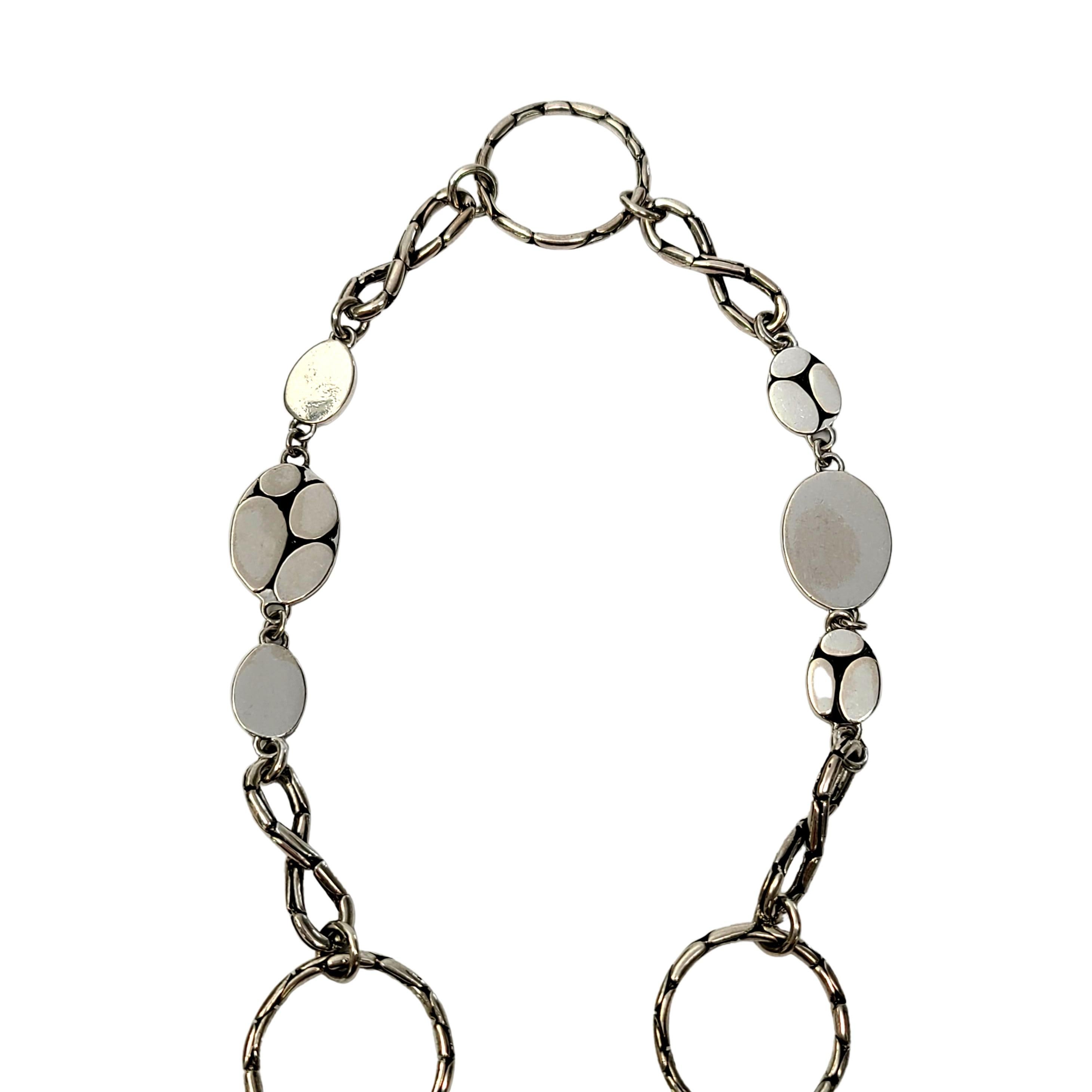John Hardy - Collana a stazioni miste Kali Menari in argento sterling In condizioni buone in vendita a Washington Depot, CT