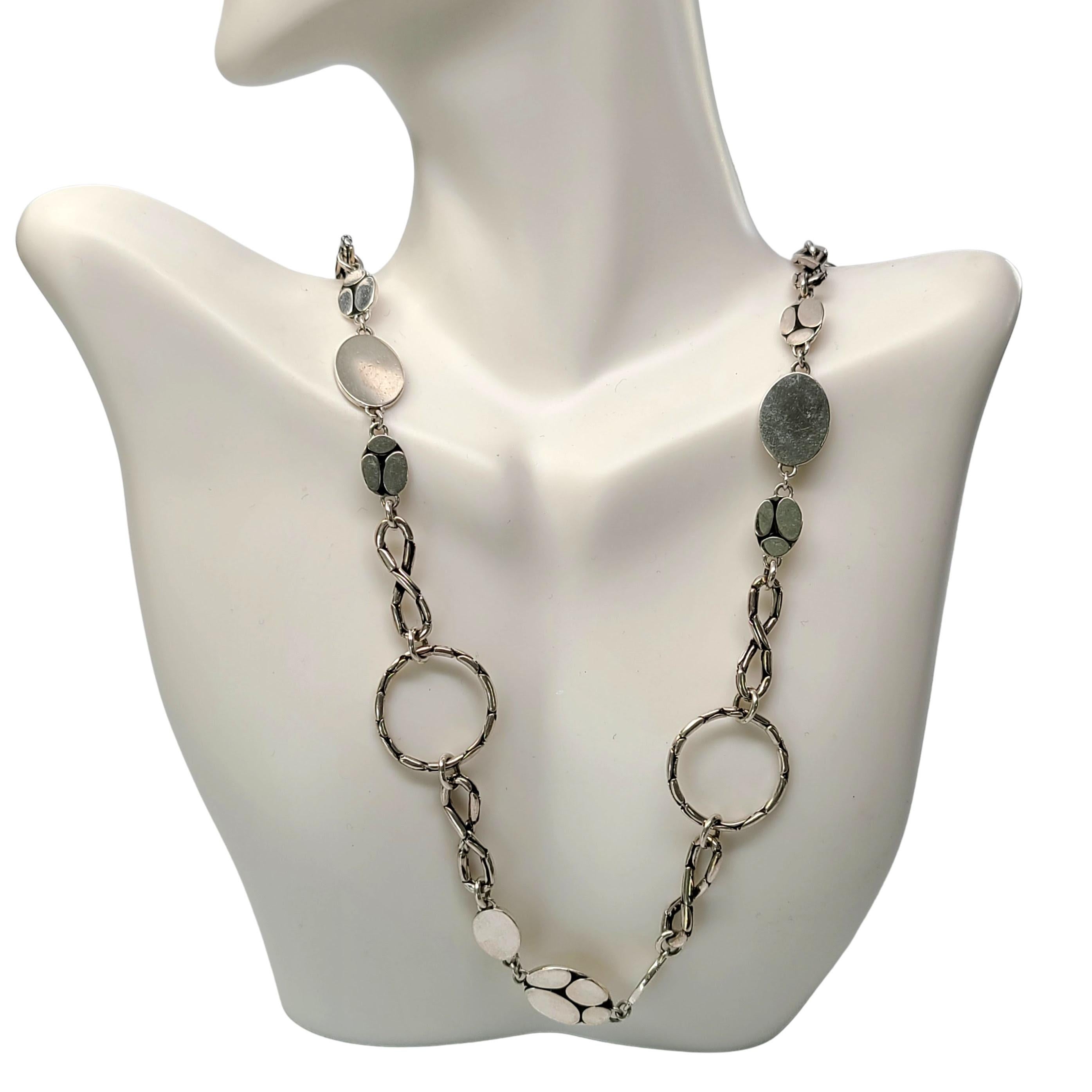 John Hardy - Collana a stazioni miste Kali Menari in argento sterling in vendita 3