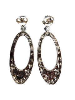 John Hardy Sterling Silver Kali Pebble Oval Drop Earrings #25350