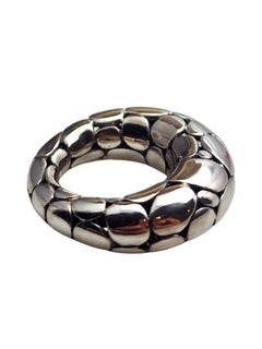 John Hardy Sterling Silver Kali Pebble Ring Size 5.25 - 5.5 #25371