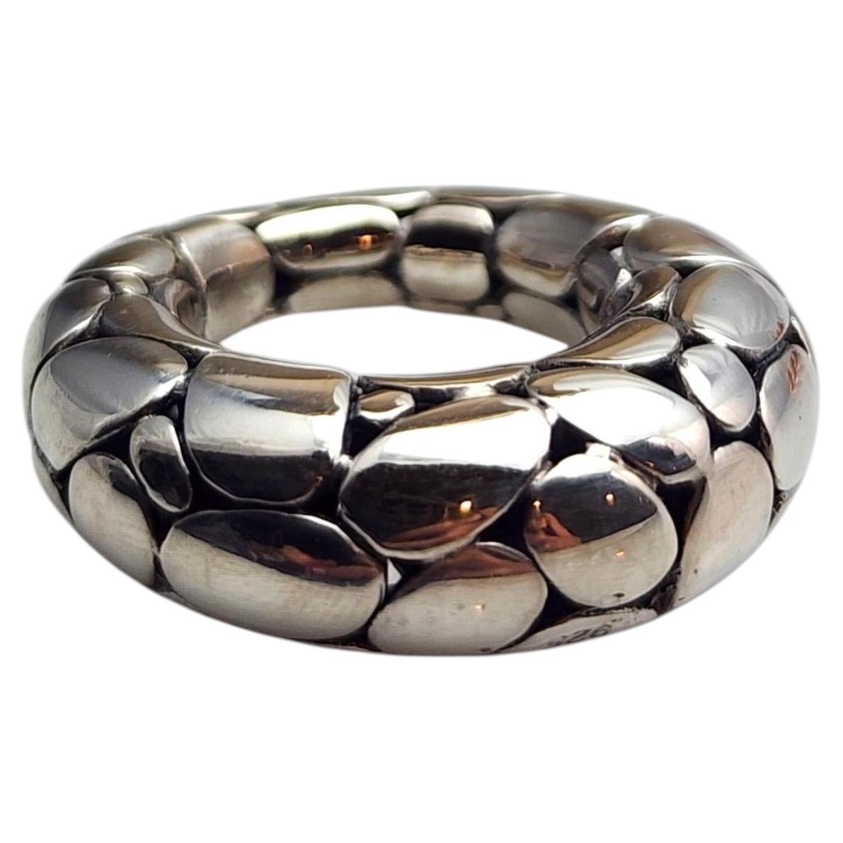 John Hardy Sterling-Silber-Ring „Kali Pebble“, Größe 5,25 – 5,5, Art.-Nr. 25371