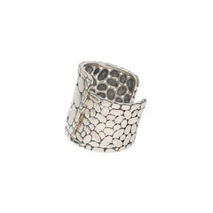John Hardy Sterling Silver Kali Wide Overlap Cuff Bracelet #22278