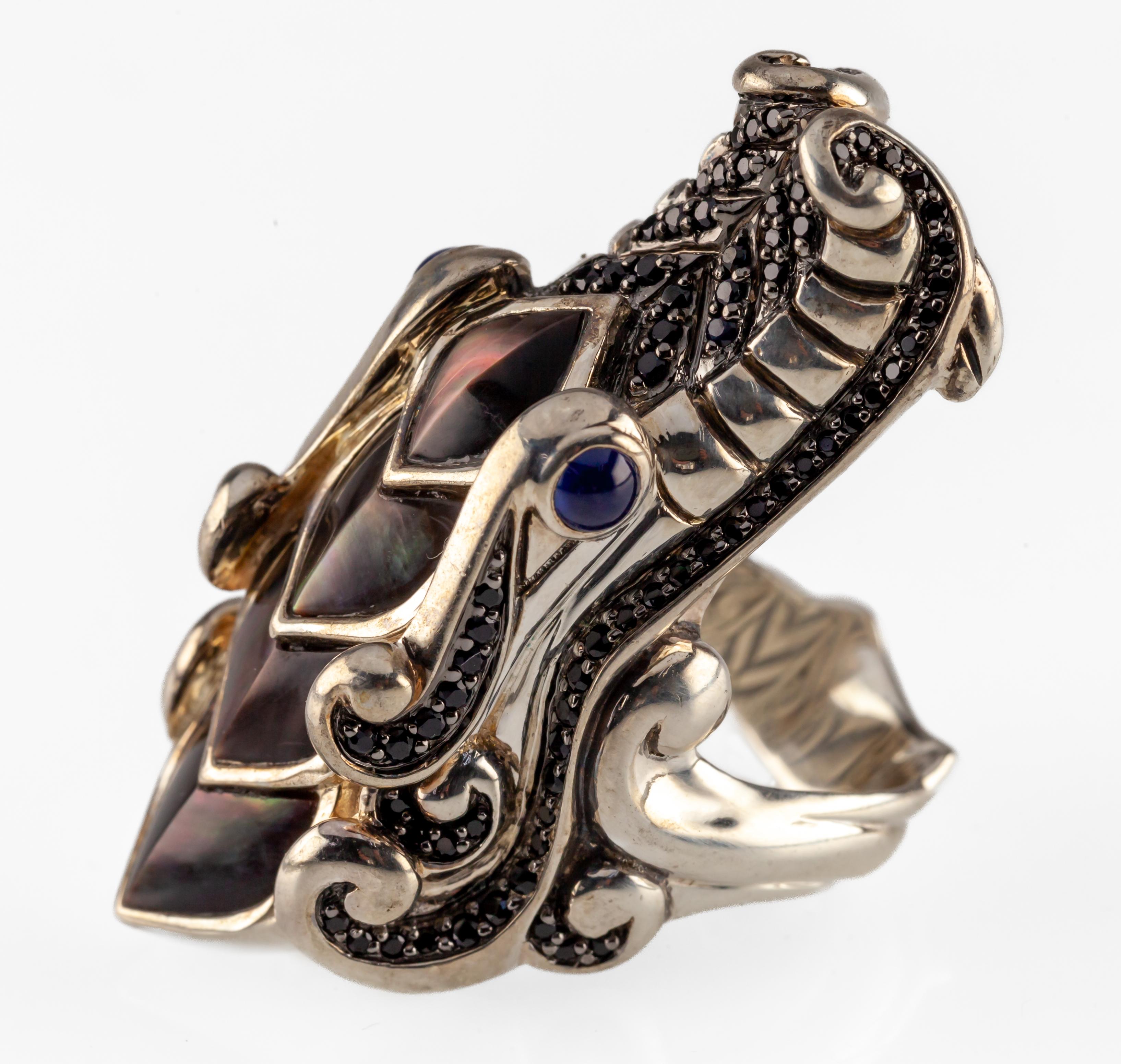 Anillo Dragón Naga Leyendas John Hardy de plata de ley con talla 6,75 Moderno en venta