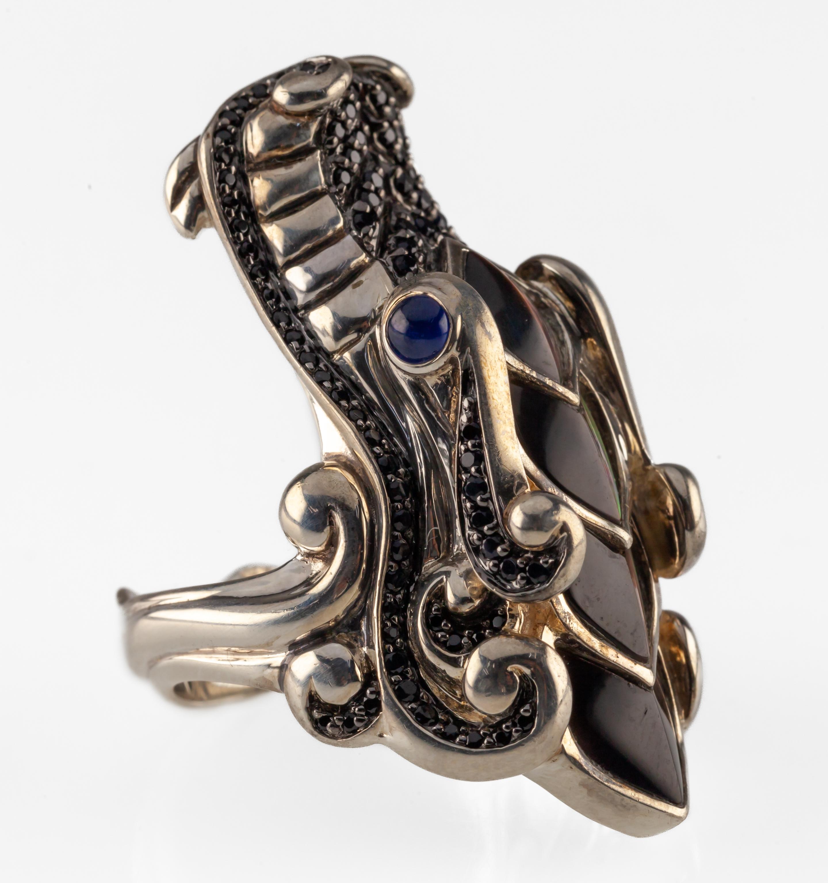 Anillo Dragón Naga Leyendas John Hardy de plata de ley con talla 6,75 Corte redondo en venta