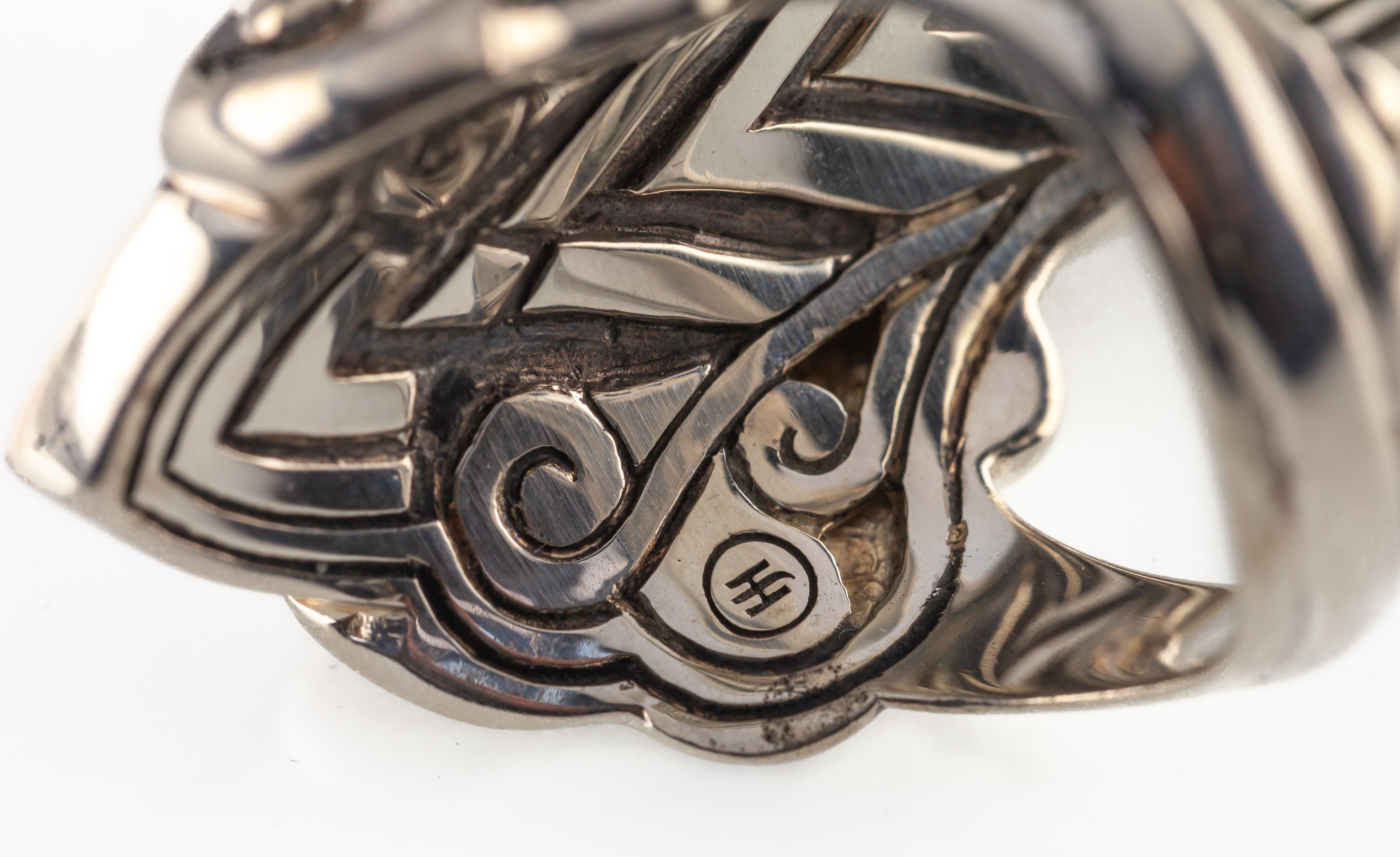 Anillo Dragón Naga Leyendas John Hardy de plata de ley con talla 6,75 en venta 1