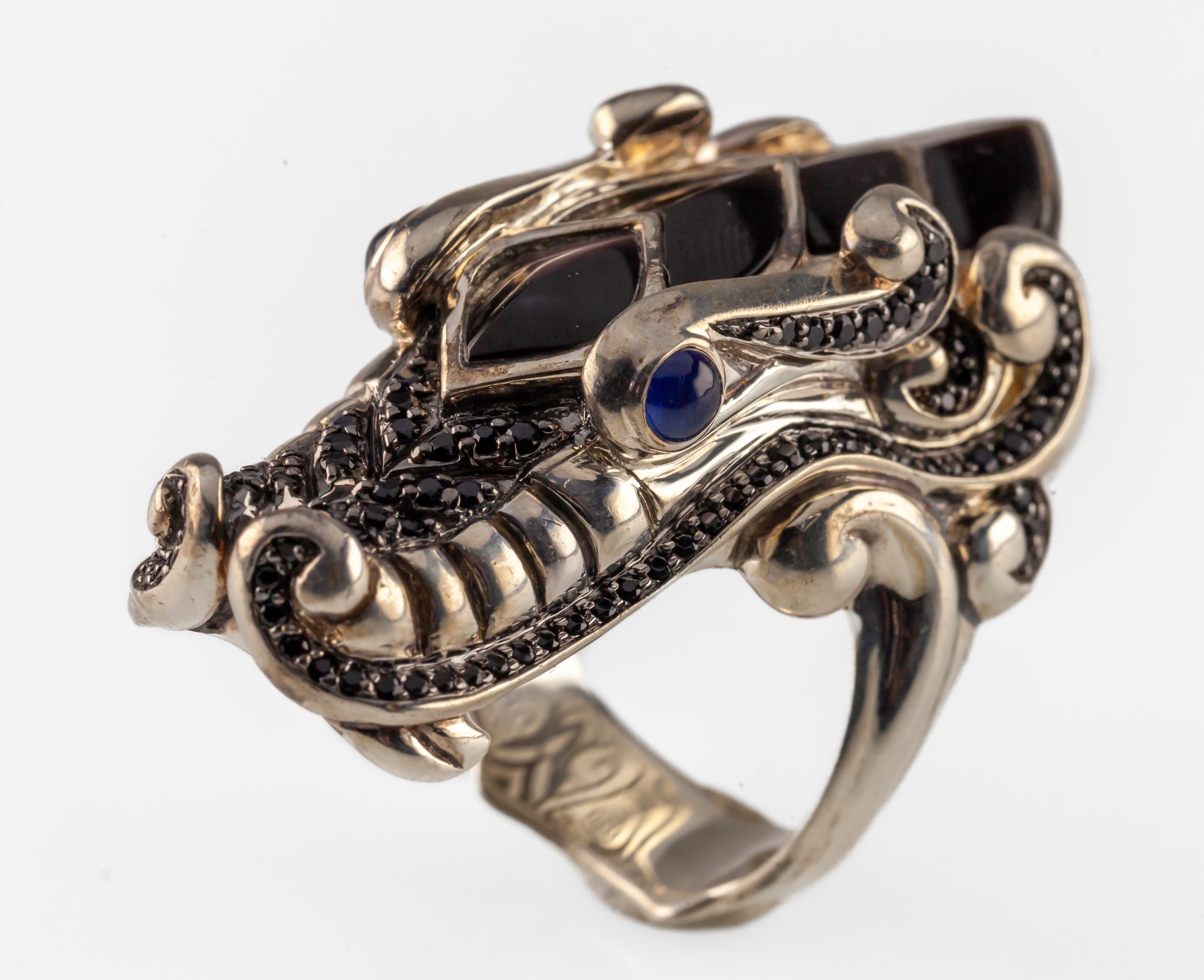 Anillo Dragón Naga Leyendas John Hardy de plata de ley con talla 6,75 en venta 3