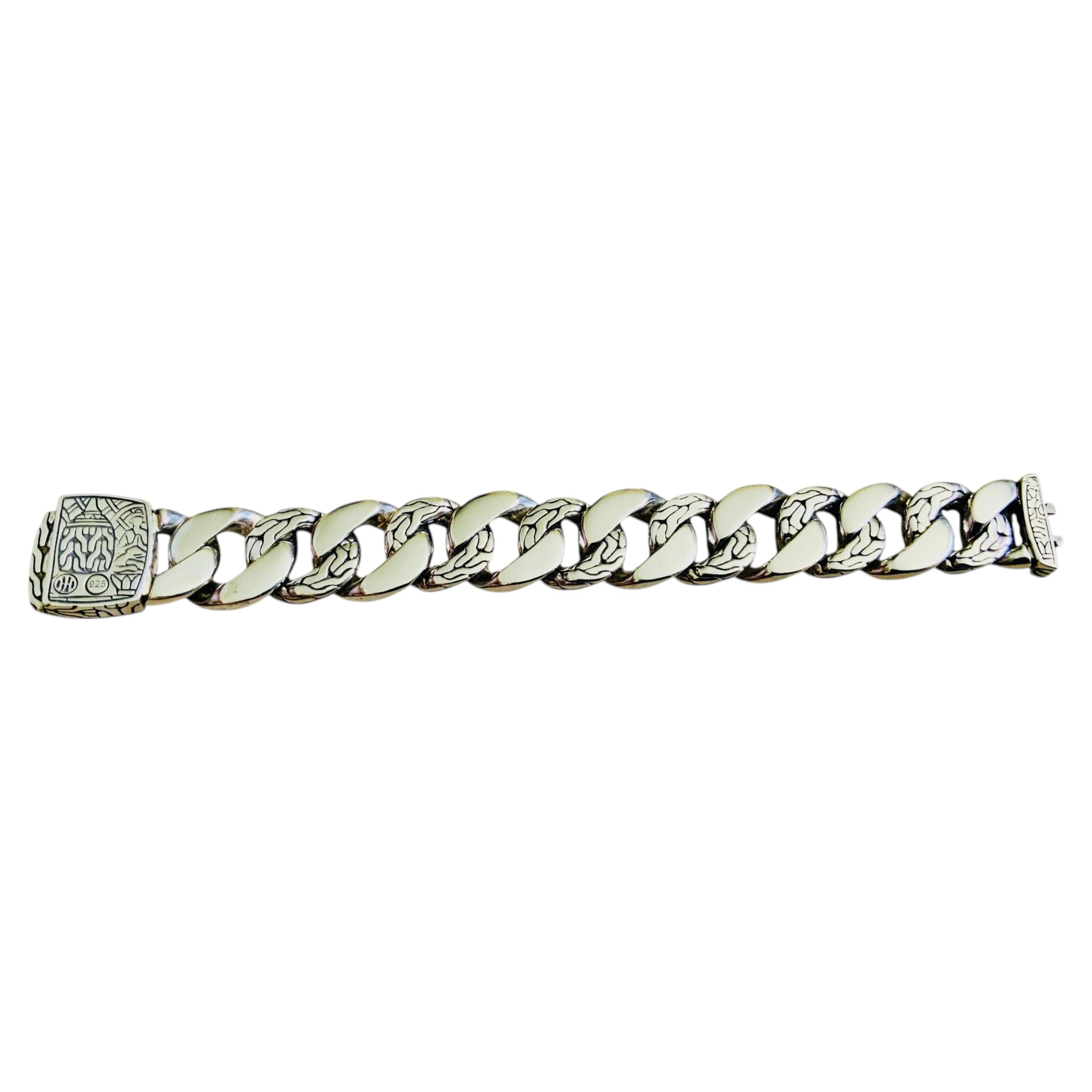 John Hardy Sterling Silver Link Bracelet For Sale