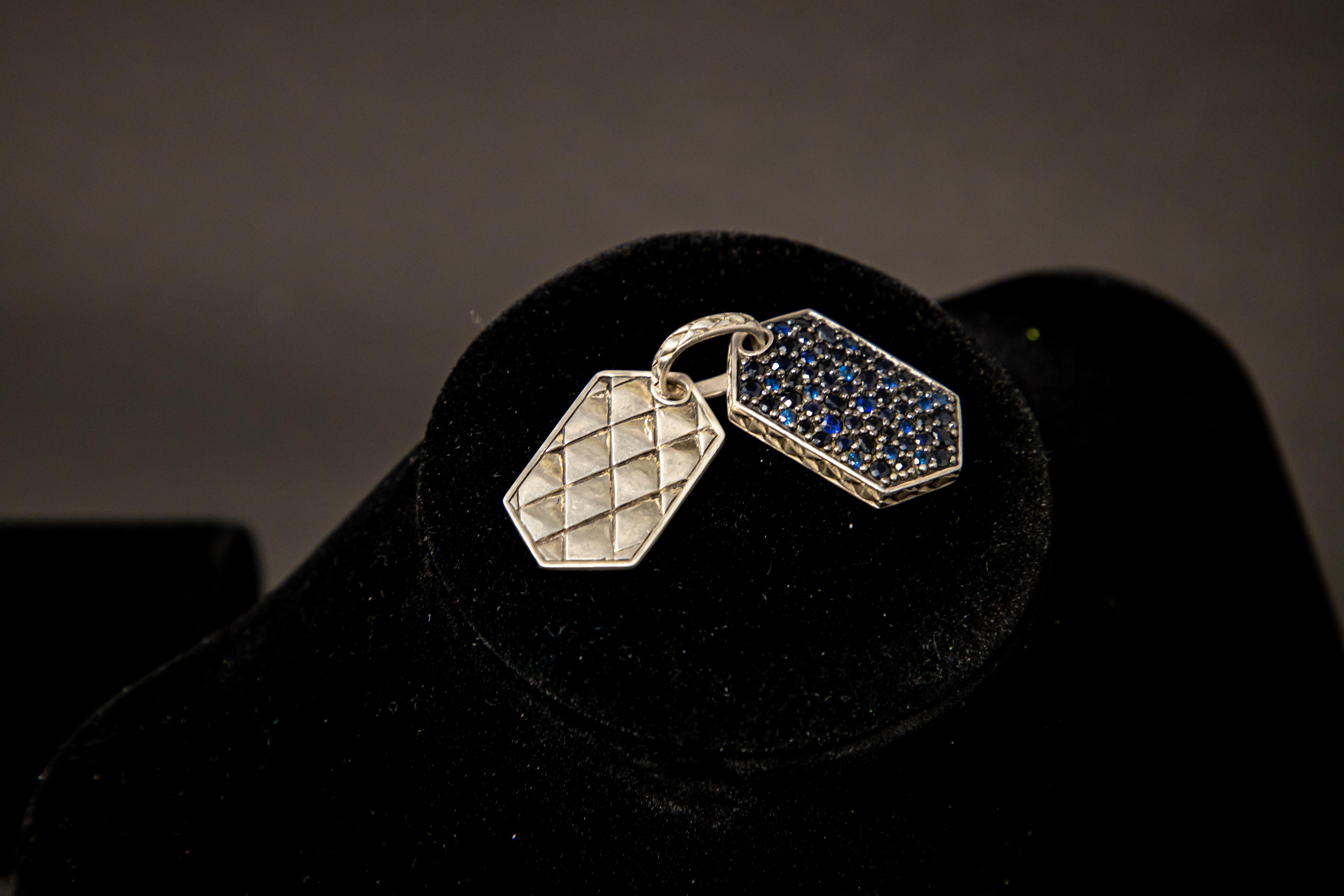 Hand-Crafted John Hardy Sterling Silver Pendant For Sale