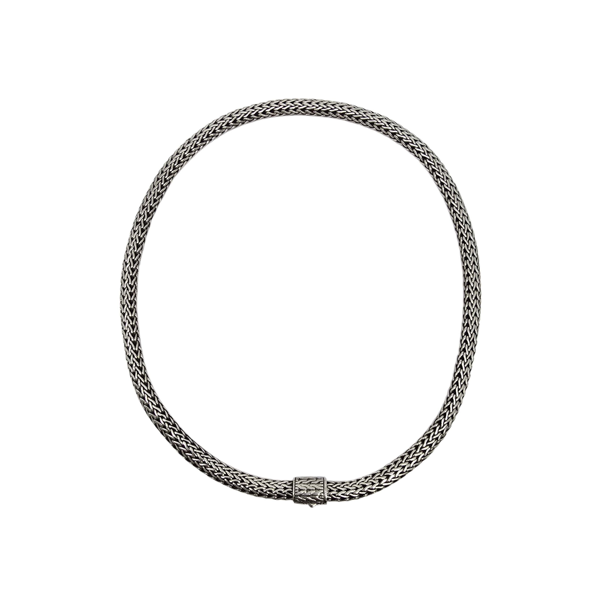 John Hardy Sterling Silver Woven Icon Chain 6mm 16