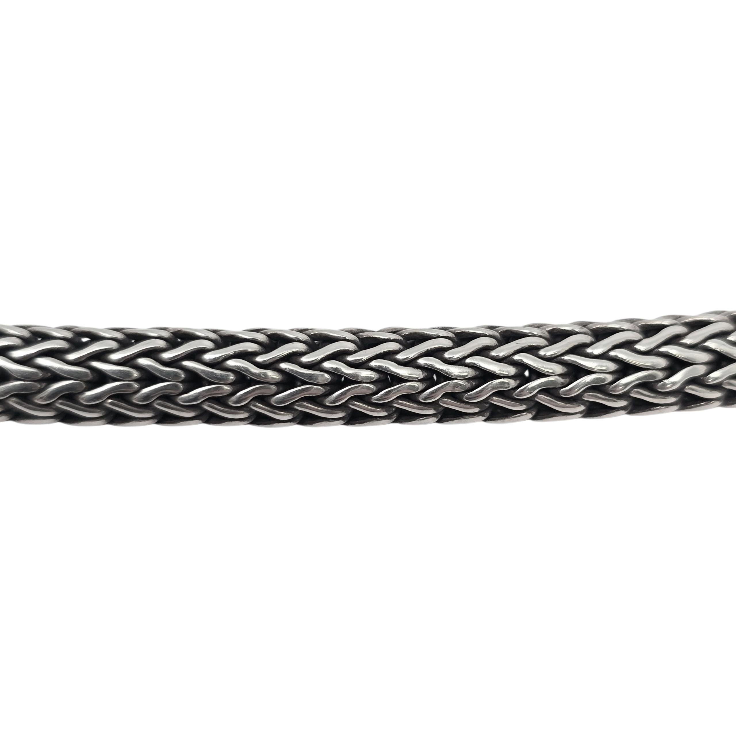 John Hardy Sterling Silver Woven Icon Chain 6mm 16