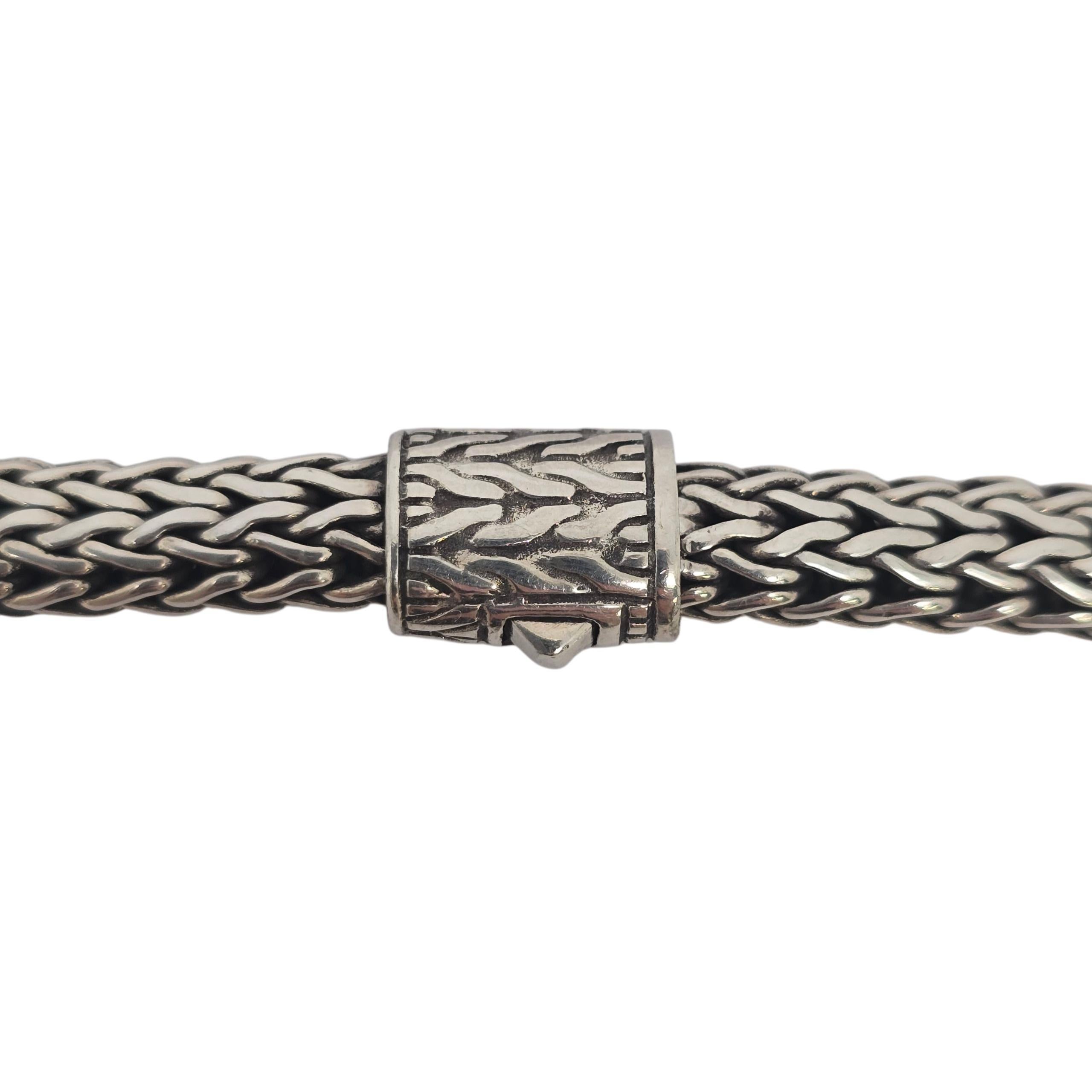 Women's John Hardy Sterling Silver Woven Icon Chain 6mm 16