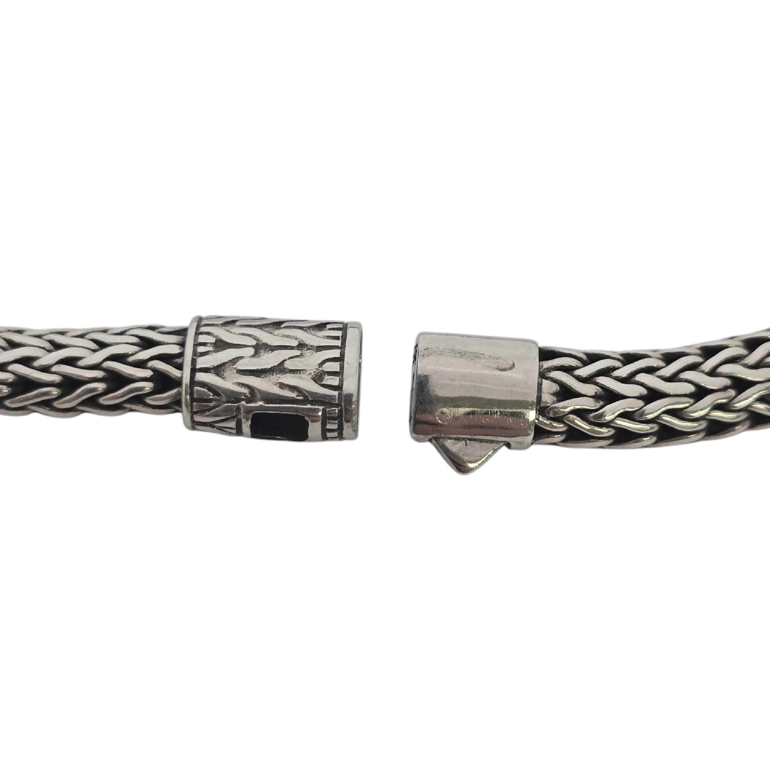 John Hardy Sterling Silver Woven Icon Chain 6mm 16