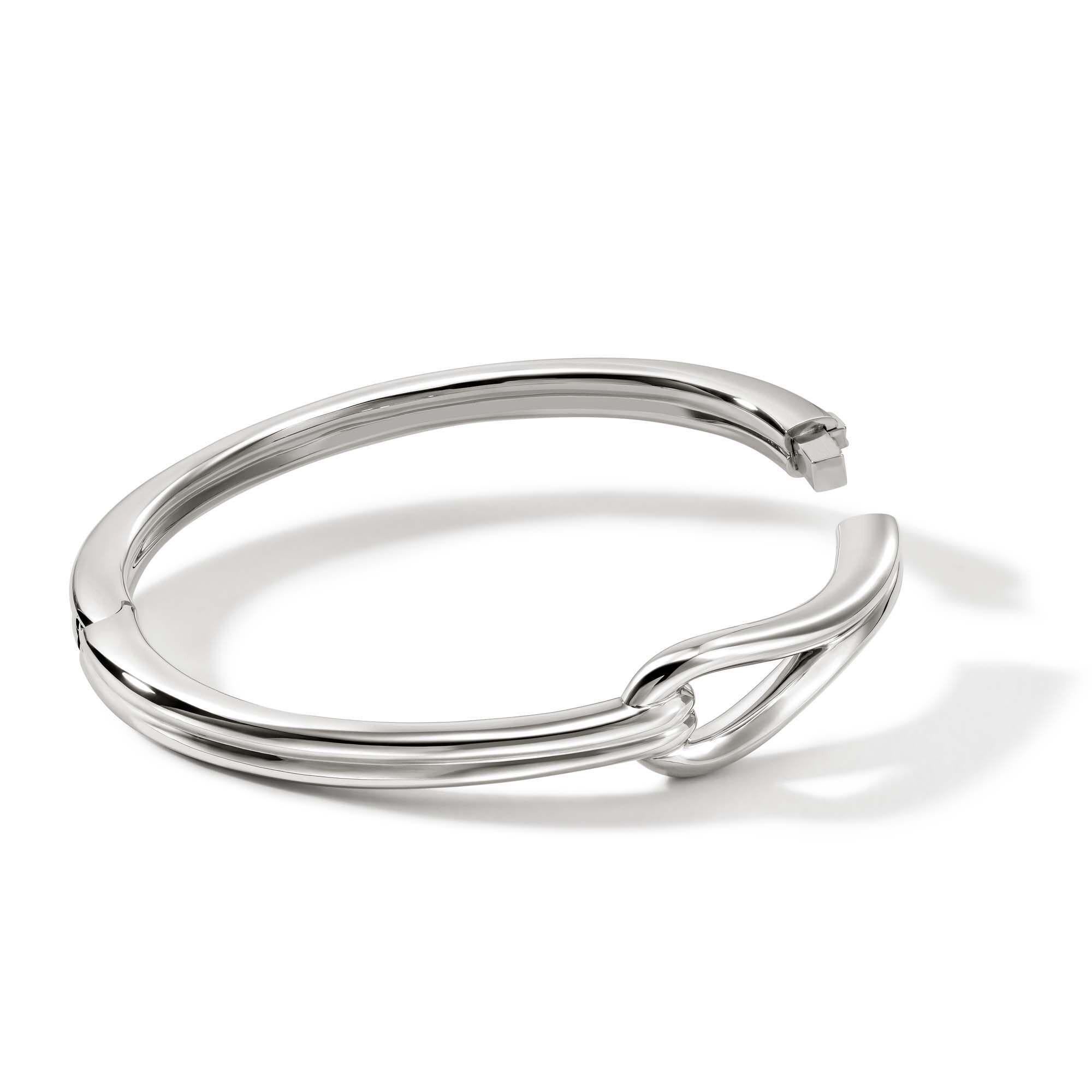 John Hardy Bracciale Surf in argento con cerniera BB901084XM In condizioni Nuovo in vendita a Wilmington, DE