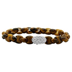 John Hardy Tigers Eye & Sterling Silver Bracelet