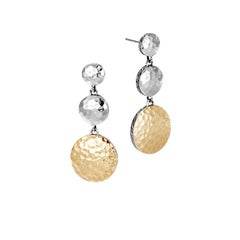 John Hardy Triple Drop Hammered Earring EZ7209