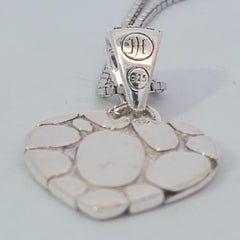 John Hardy Collar Colgante Corazón Vintage de Plata de Ley, 1990