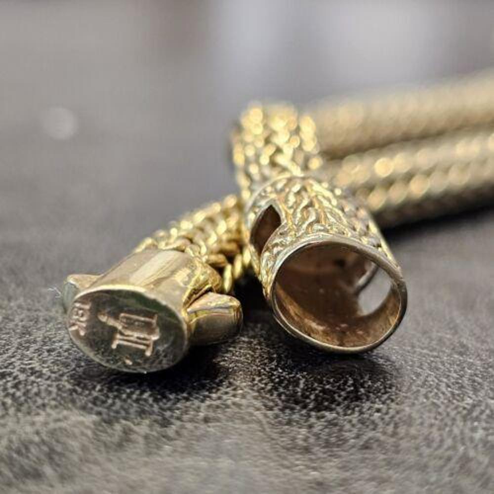 John Hardy Wheat Chain Necklace Solid 18k Yellow Gold 6.5mm 16