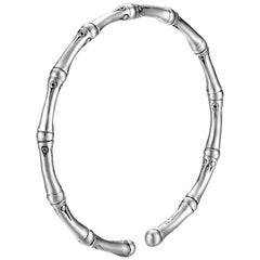 John Hardy Women's Bamboo Silver Slim Flex Bracelet, BB5694XM
