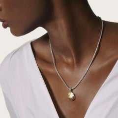 John Hardy Women's Dot Hammered Pendant Necklace NZ7158X16-18