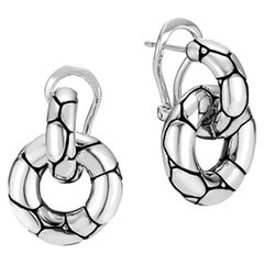 John Hardy Women's Kali Silver Small Door Knocker Earrings EB2098