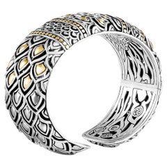 John Hardy Women's Legends Naga Gold and Silver Kick Cuff CZ65029XM