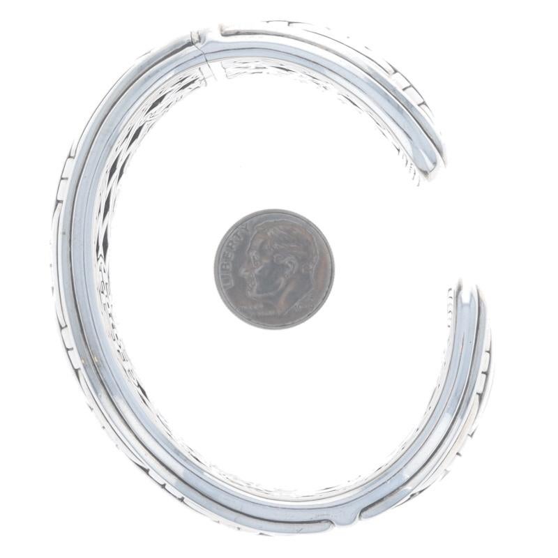 I John Hardy Bracelet manchette à charnière tissée 6 1/2