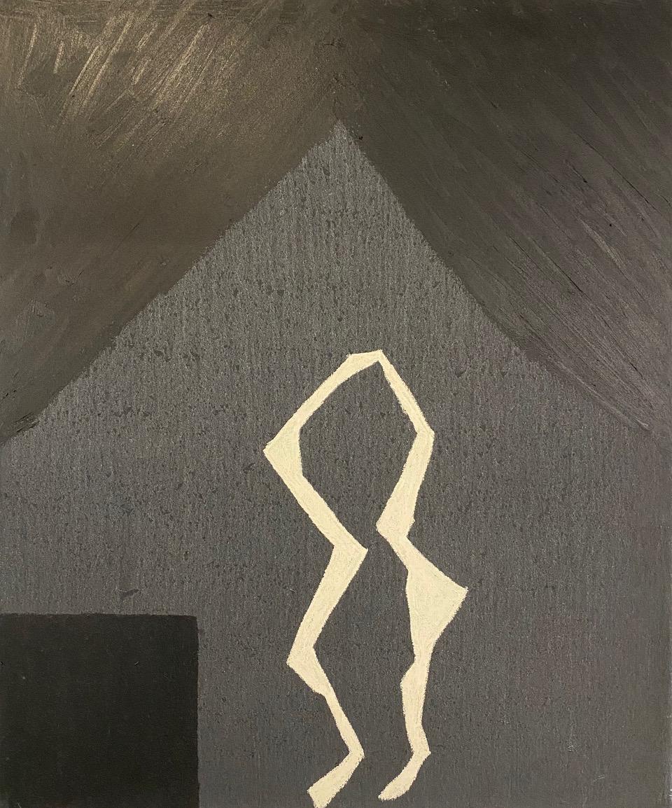 John Haro Abstract Painting – Abstract Figure