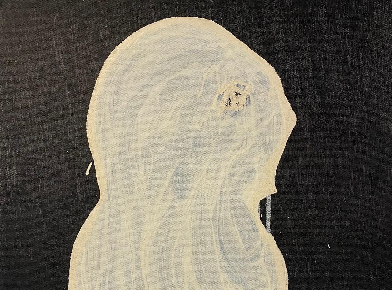 John Haro Abstract Painting - Portrait 4