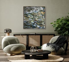 "Riverbed 3, " Realist Oil Painting