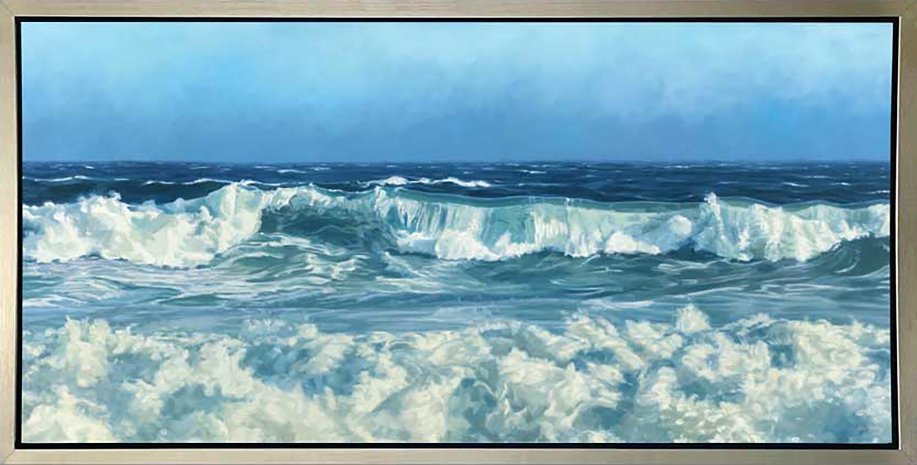 John Harris (painter) Landscape Print - "Oceanic, " Limited Edition Giclee Print, 12" x 24"