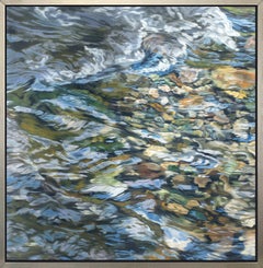 ""Riverbed 3"," Limitierte Auflage Giclee Print, 24"" x 24"""