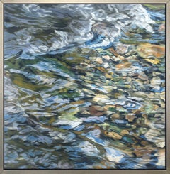 "Riverbed 3, " Limited Edition Giclee Print, 36" x 36"