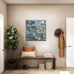 "Riverbed 3, " Limited Edition Giclee Print, 48" x 48"