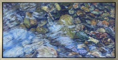 "Rocky River 5, " Edición Limitada Giclee Print, 16" x 32"