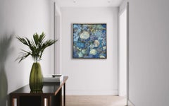 "Rocky River 9, " Framed Limited Edition Giclee Print, 40" x 40"