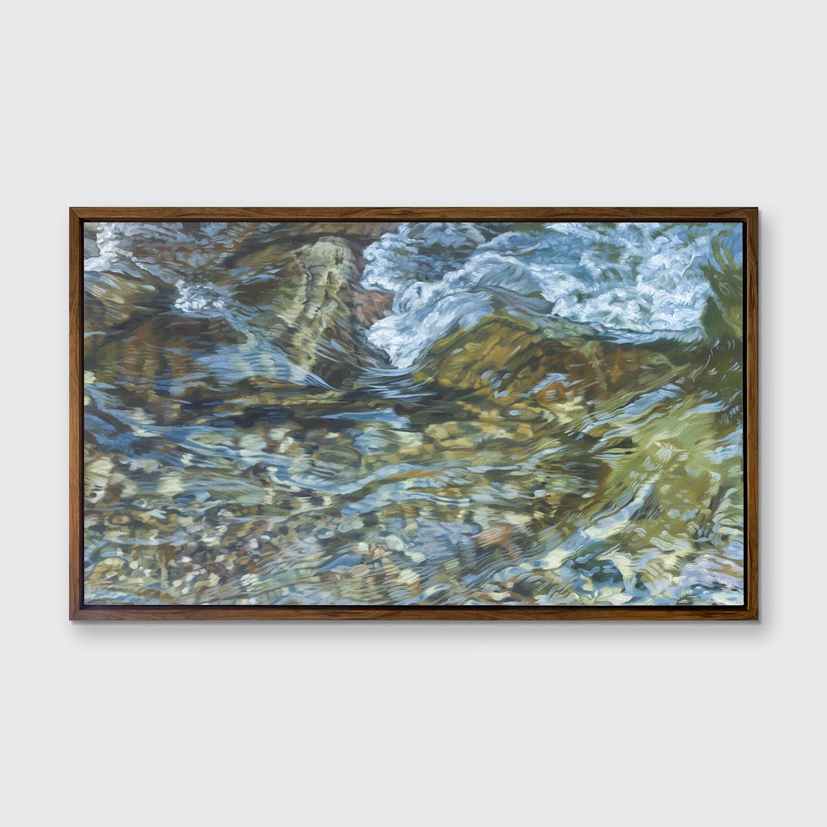 Streambed III, Impression giclée encadrée en édition limitée, 36 x 60 en vente 1