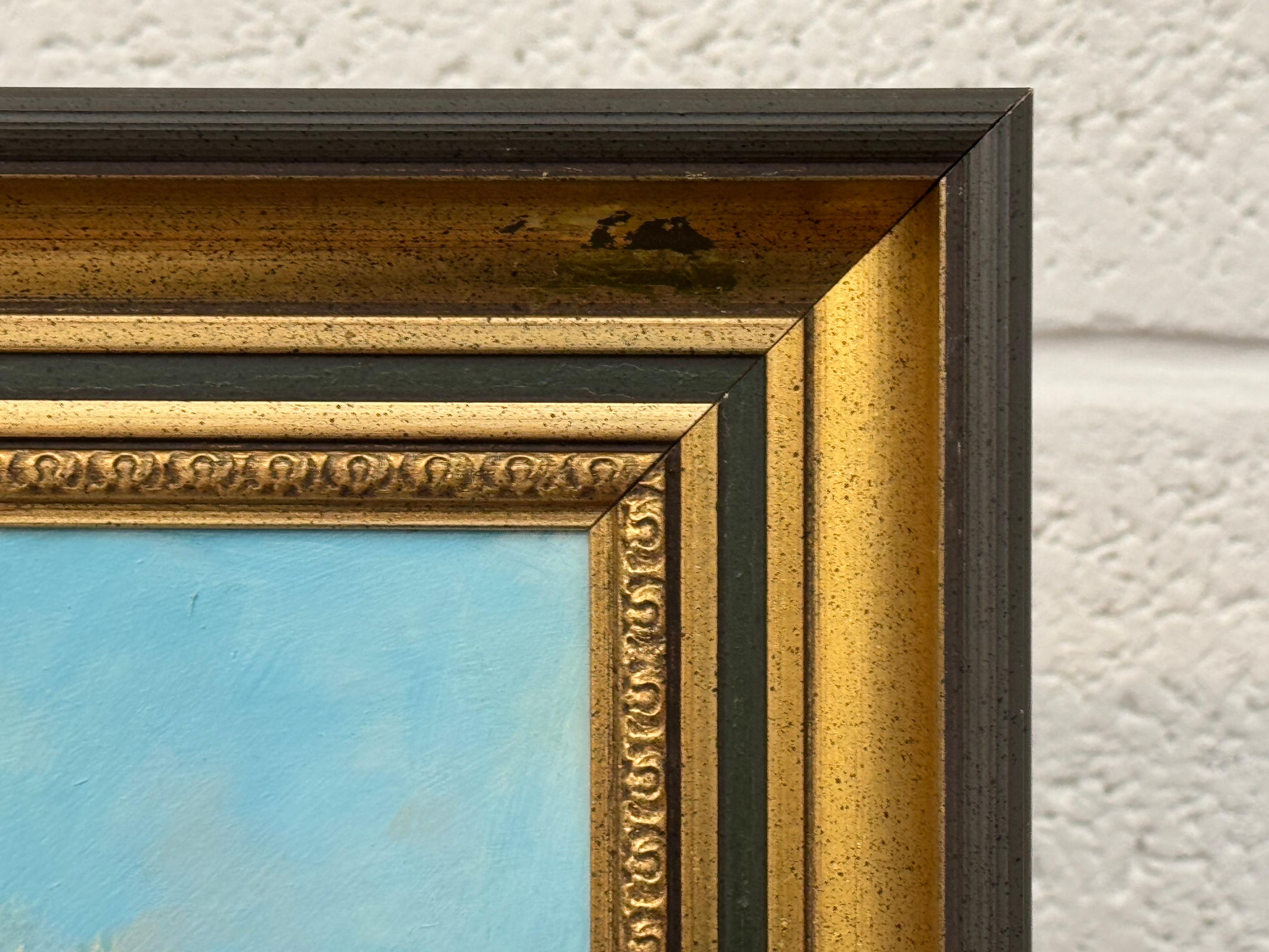 Chevaux dans la campagne anglaise verdoyante par un artiste britannique du 20e siècle

L'œuvre d'art mesure 20 x 16 pouces
Le cadre mesure 25 x 21 pouces

John Haskins est un peintre britannique connu pour ses représentations réalistes de scènes