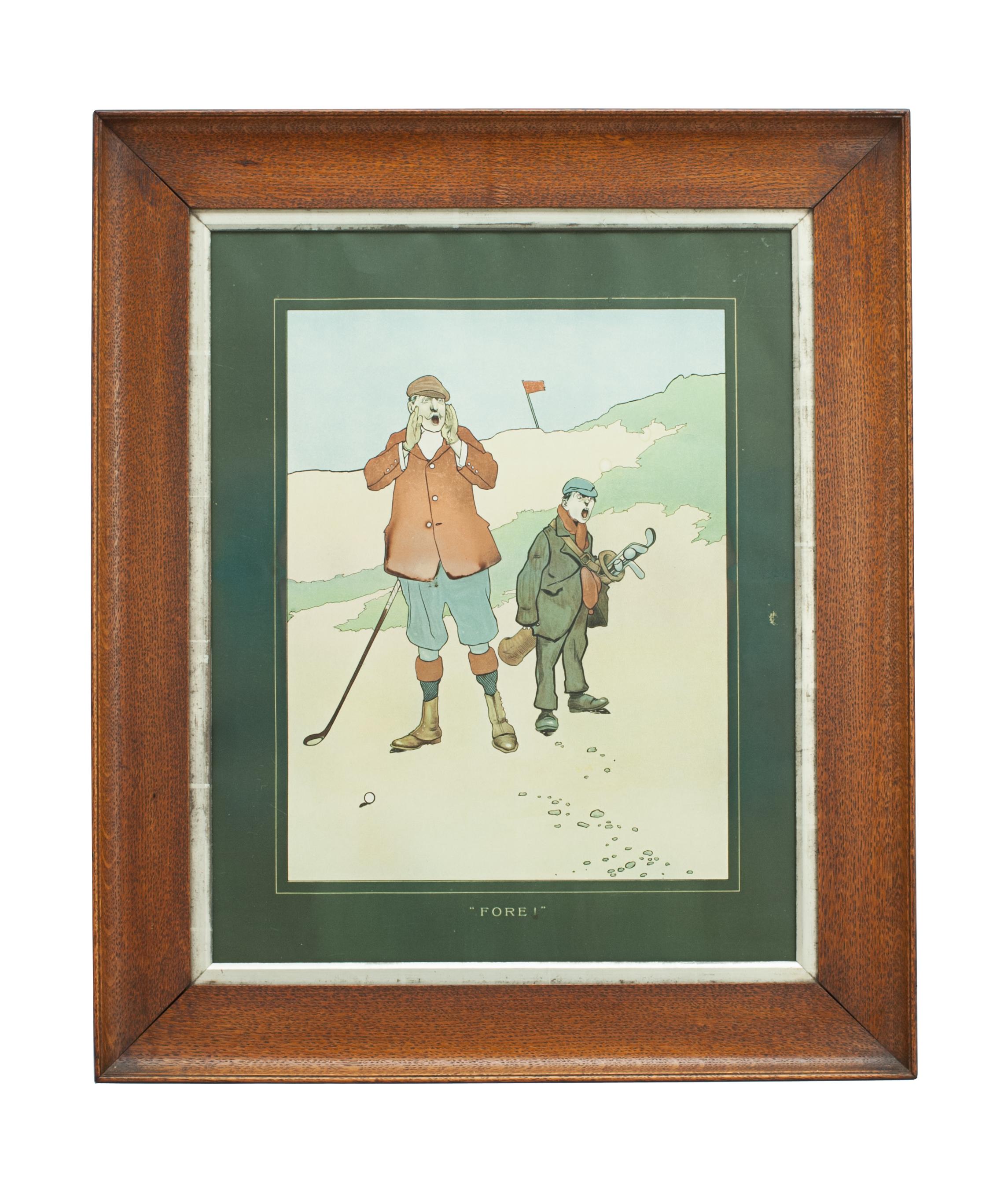 Sporting Art John Hassall Golf Prints