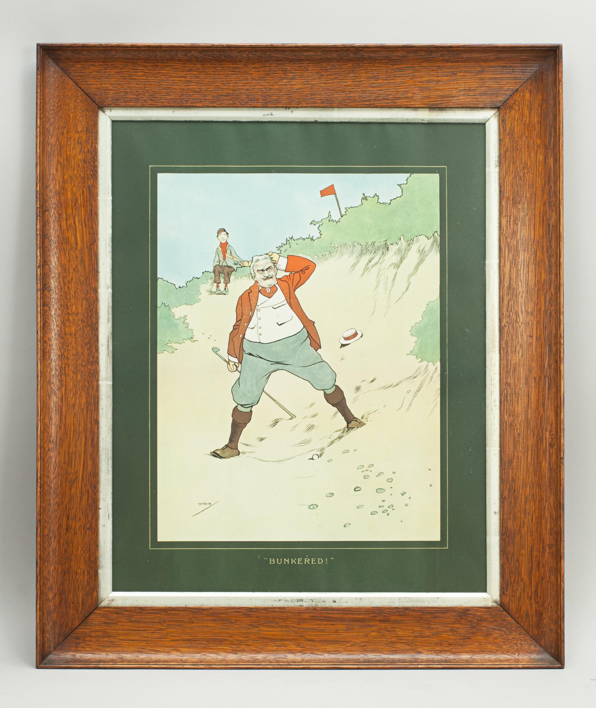 Early 20th Century John Hassall Golf Prints