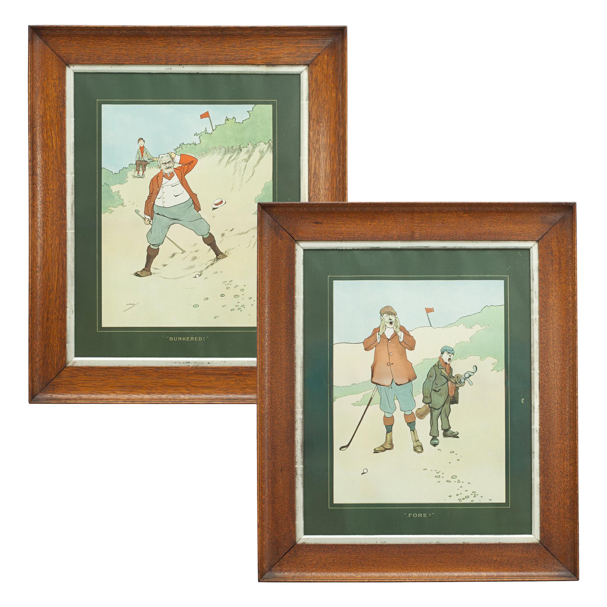 John Hassall Golf Prints