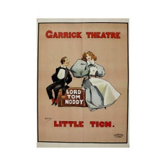 Circa 1895 poster by John Hassall - Little Tich Lord Tom Noddy - Garrick Theatre
