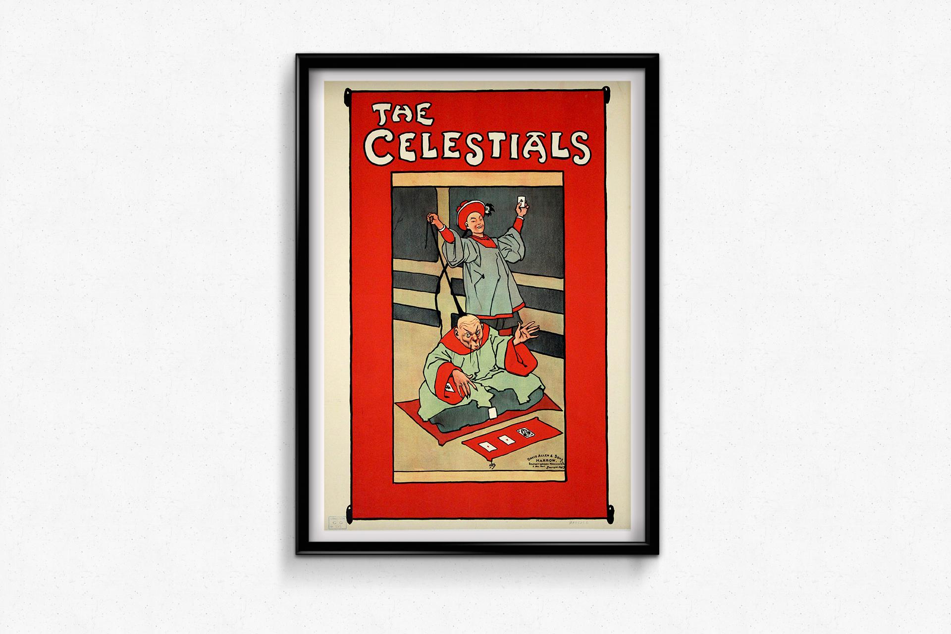 Original poster by John Hassall titled “The Celestials” For Sale 3