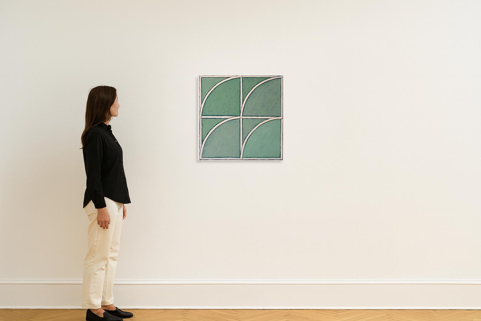 Untitled (Arches) - Painting by John Havens Thornton