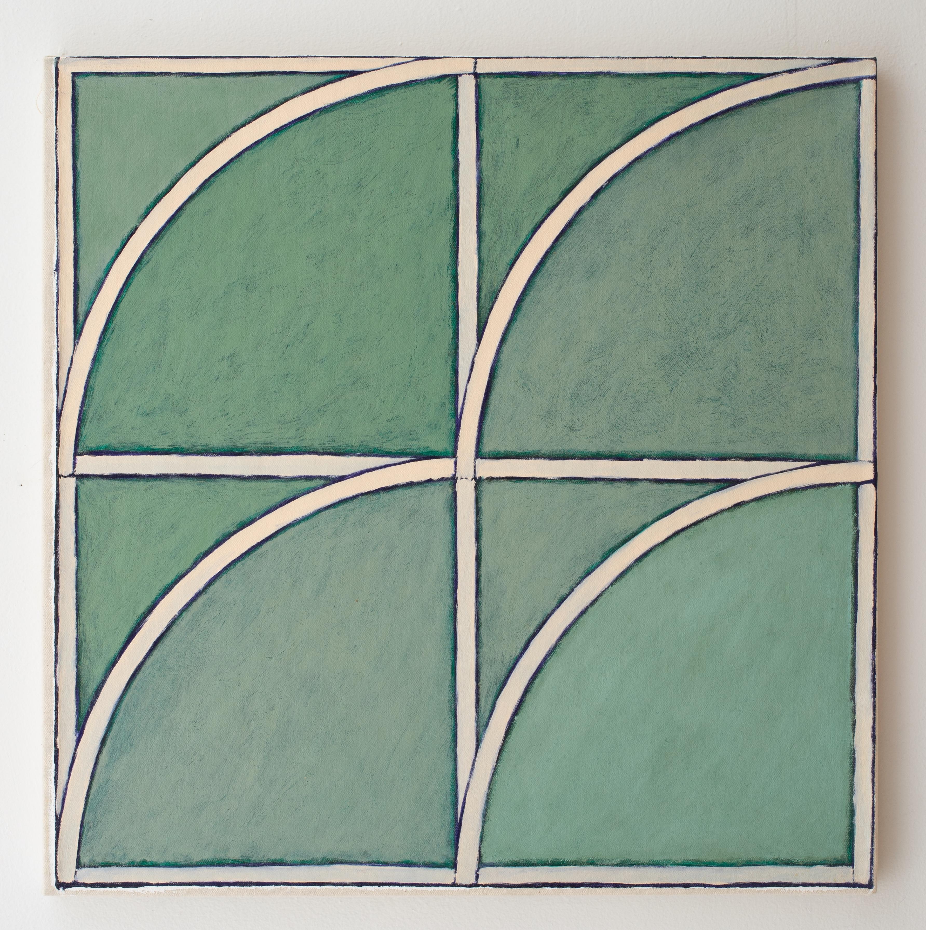 John Havens Thornton Abstract Painting - Untitled (Arches)