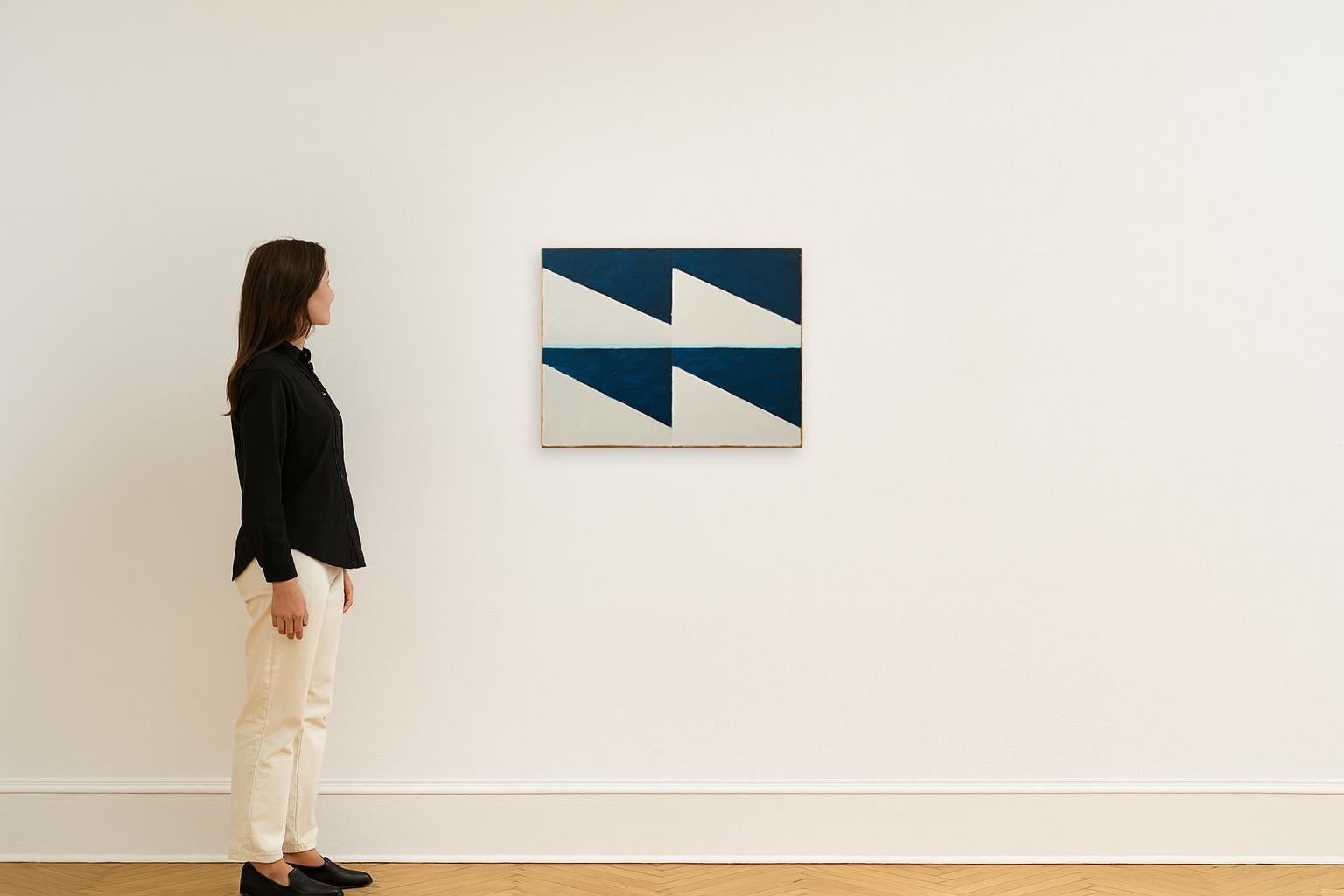 Untitled (Minimal Waterscape) - Painting by John Havens Thornton