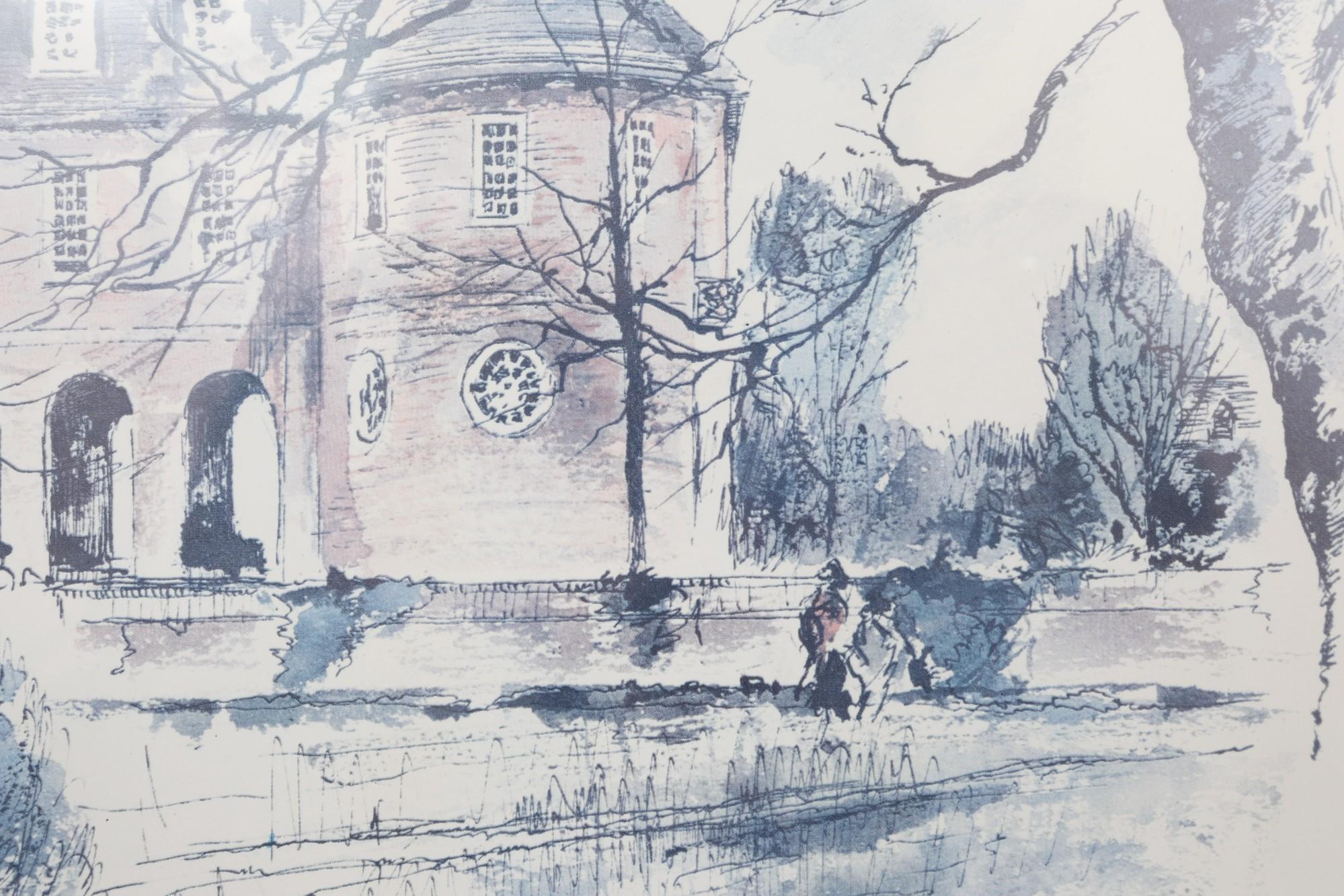 John Haymson Gerahmte Williamsburg-Drucke, Satz von 2 im Angebot 2